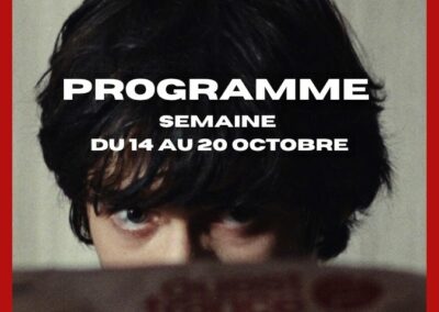 Du mercredi 14 au mardi 20 octobre