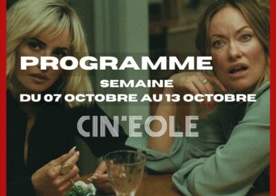 Du mercredi 07 au mardi 13 octobre
